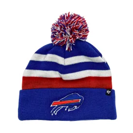 '47 Brand Buffalo Bills Striped Pom Pom Beanie