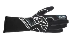 ALPINESTARS 3551023_1169_L TECH 1-RACE v3 Racing gloves, FIA 8856-2018, black/tar gray, Size L