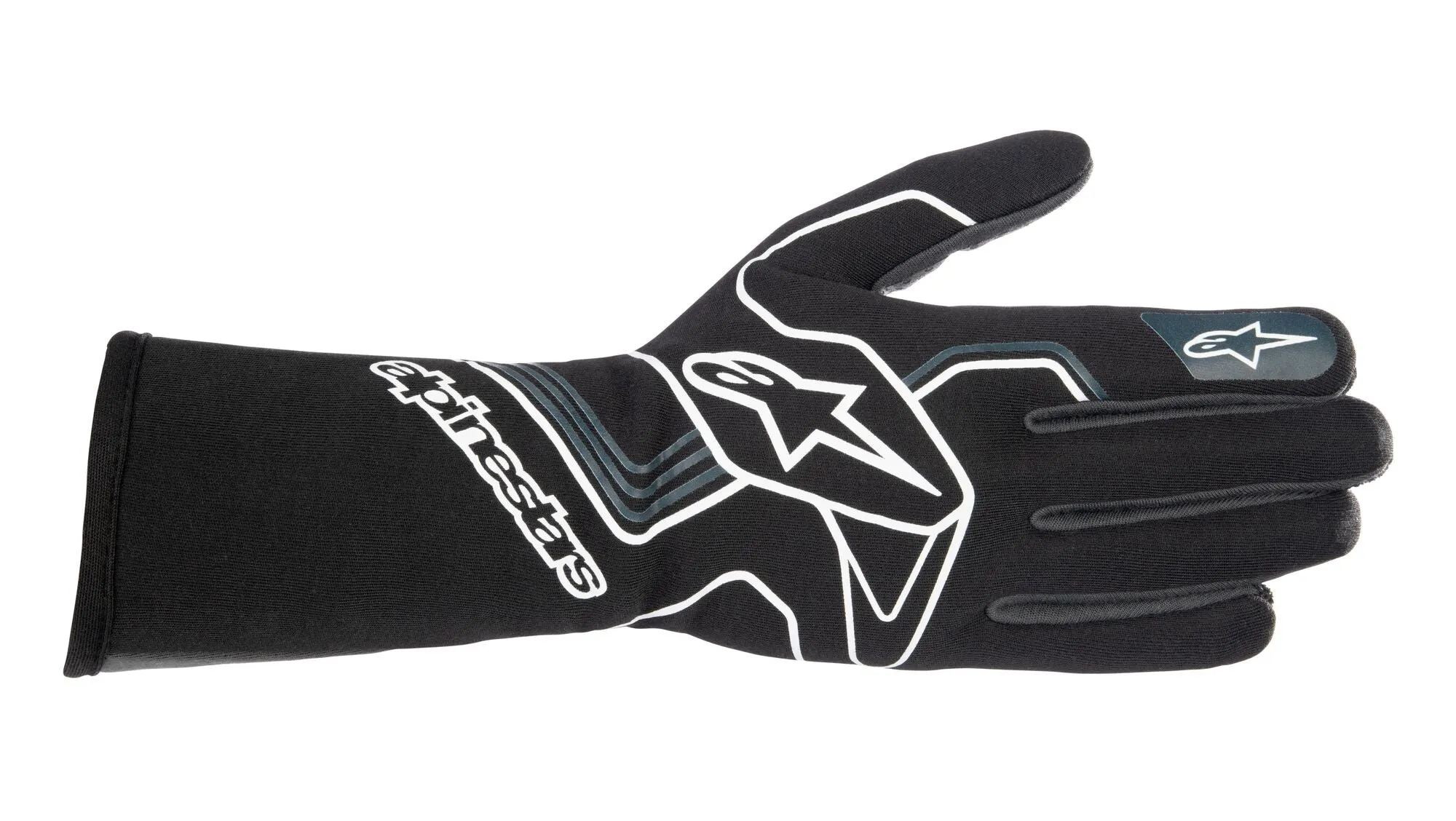 ALPINESTARS 3551023_1169_XXL TECH 1-RACE v3 Racing gloves, FIA 8856-2018, black/tar gray, Size 2XL