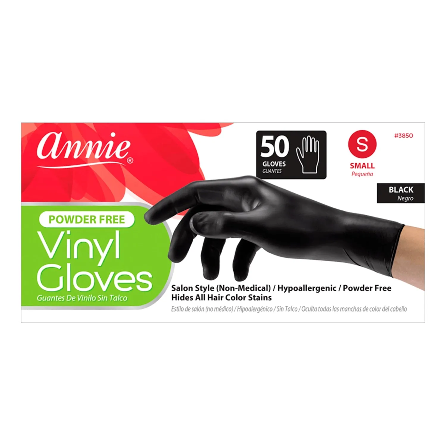 Annie Powder Free Vinyl Gloves 50pcs