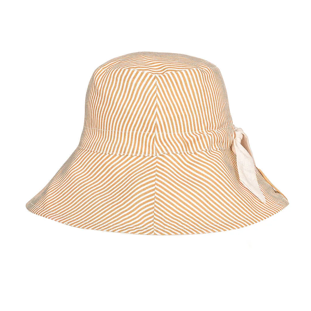 Bedhead Vacationer Reversible Adult Sun Hat - Frankie / Flax