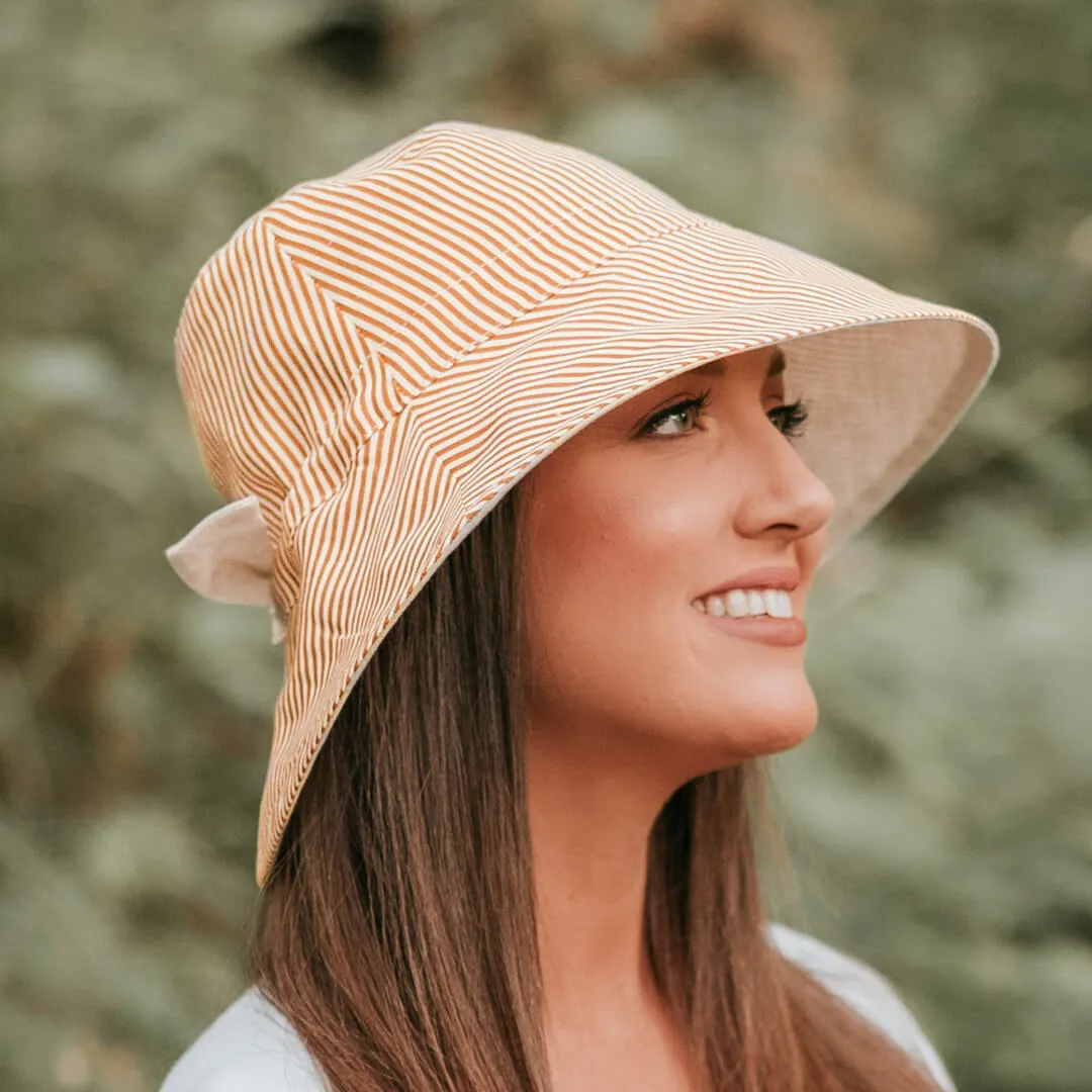 Bedhead Vacationer Reversible Adult Sun Hat - Frankie / Flax