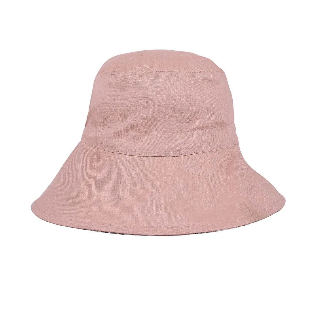 Bedhead Vacationer Reversible Adult Sun Hat - Ramble / Rosa