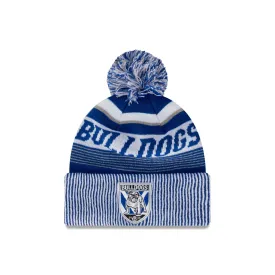 Canterbury Bankstown Bulldogs Heritage Stripe Beanie with Pom