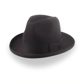 Chocolate Brown Homburg Hat Fedora | The Astir