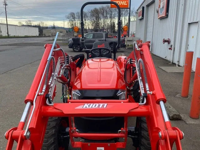 CK4020 SE HST Kioti Tractor and KL4030 Loader