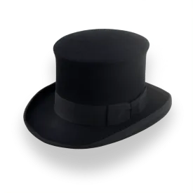 Classic Top Hat For Men in Black Fur Felt | The Victorian