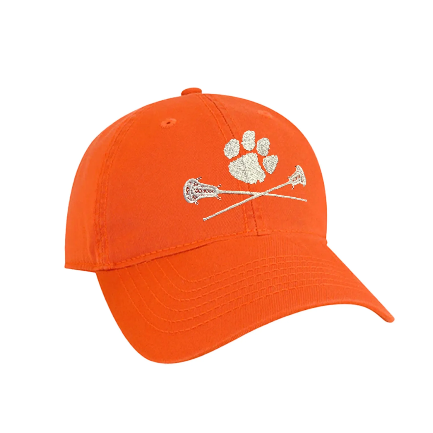 Clemson Paw Lacrosse Twill Hat- (Multiple Colors)