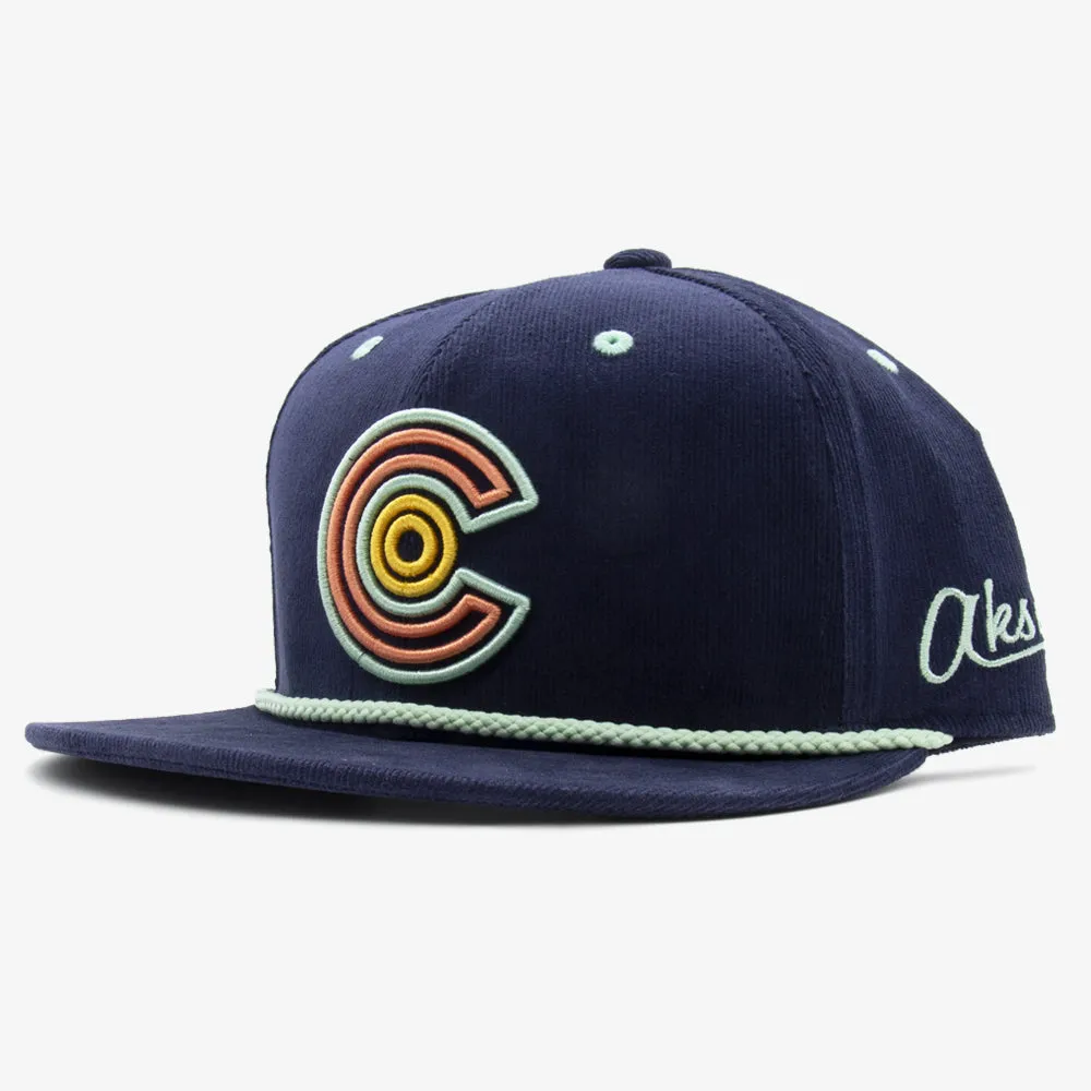 Corduroy Colorado Maze Snapback Hat