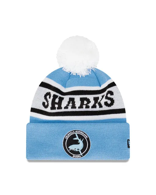 Cronulla Sutherland Sharks Beanie with Pom