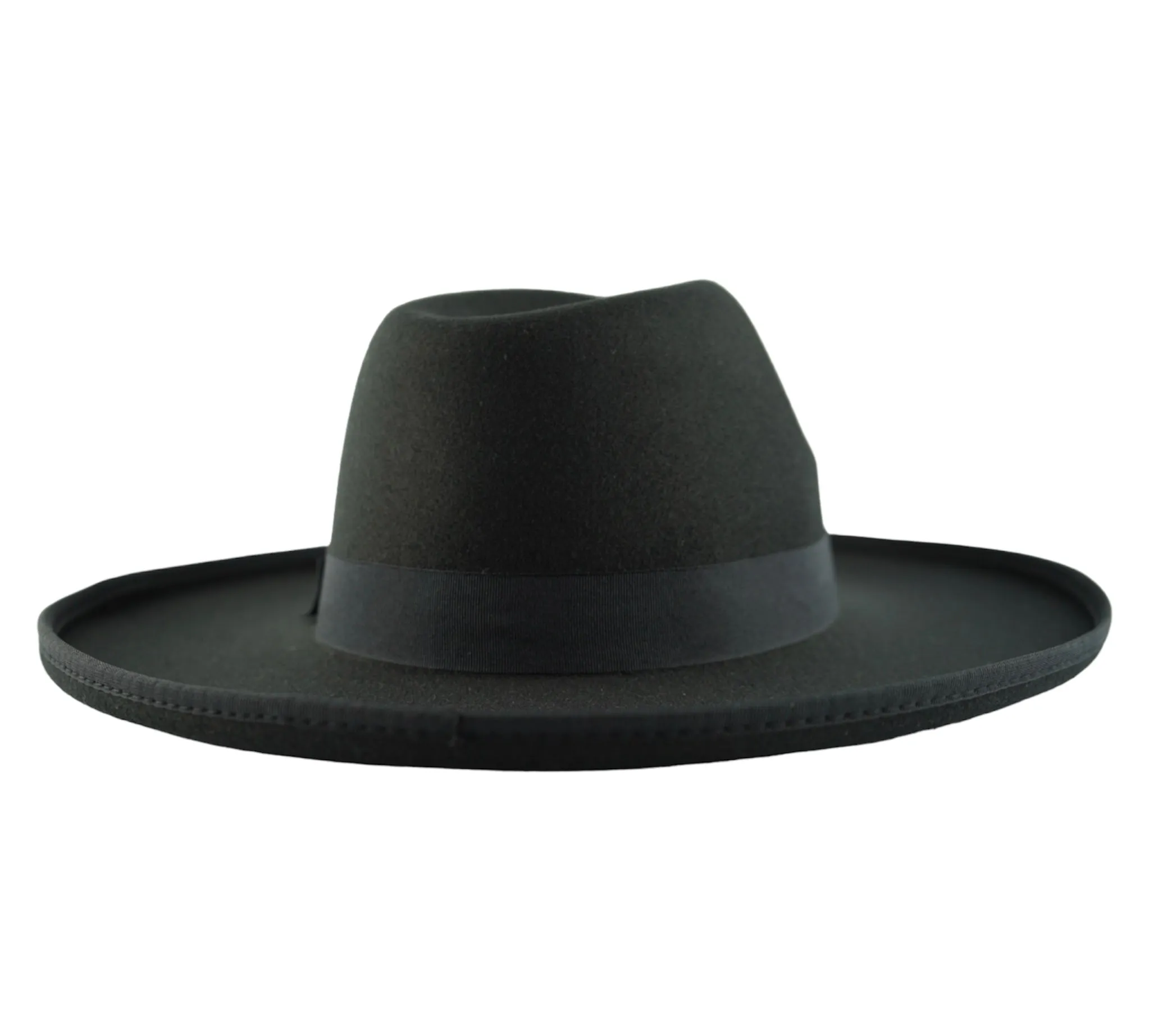 Dallas Pencil Brim Fedora - 2XL - Black