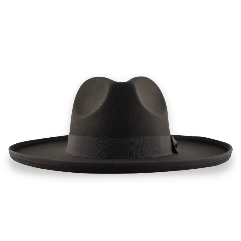 Dallas Pencil Brim Fedora - 2XL - Black