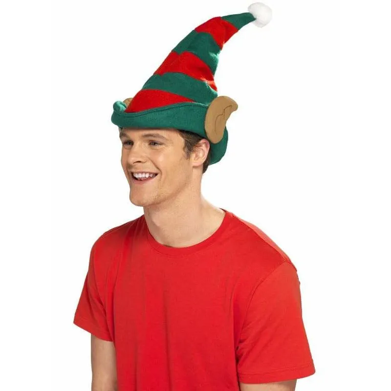 Elf Hat, Red & Green