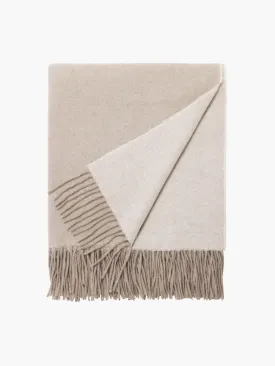 Ellis Oatmeal Cashmere/Australian Wool Throw