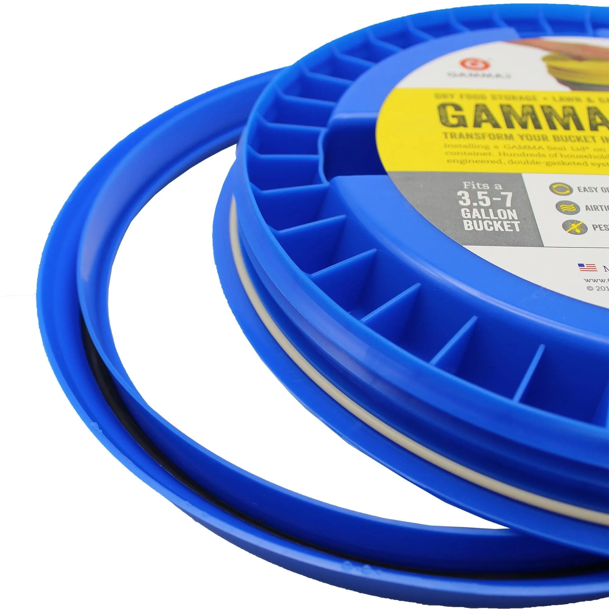 Gamma Seal Lid - Blue (3.5 to 7.9 Gallon Bucket)