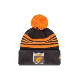 Greater Western Sydney Giants Heritage Stripe Beanie with Pom