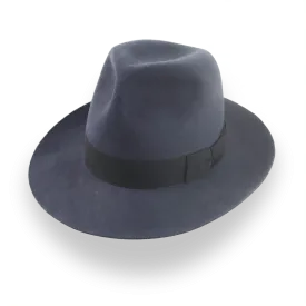 Indiana Jones Travel Poet Fedora in Dark Grey Fur Felt | The Pulsar