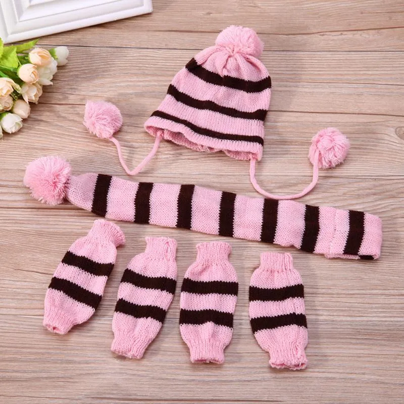 Knitted Winter Dog Warm Set