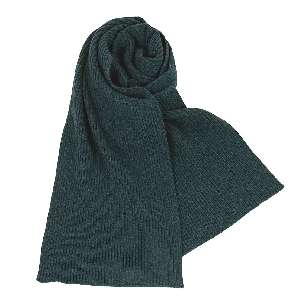 Lambswool Ribbed Scarf - Lugano