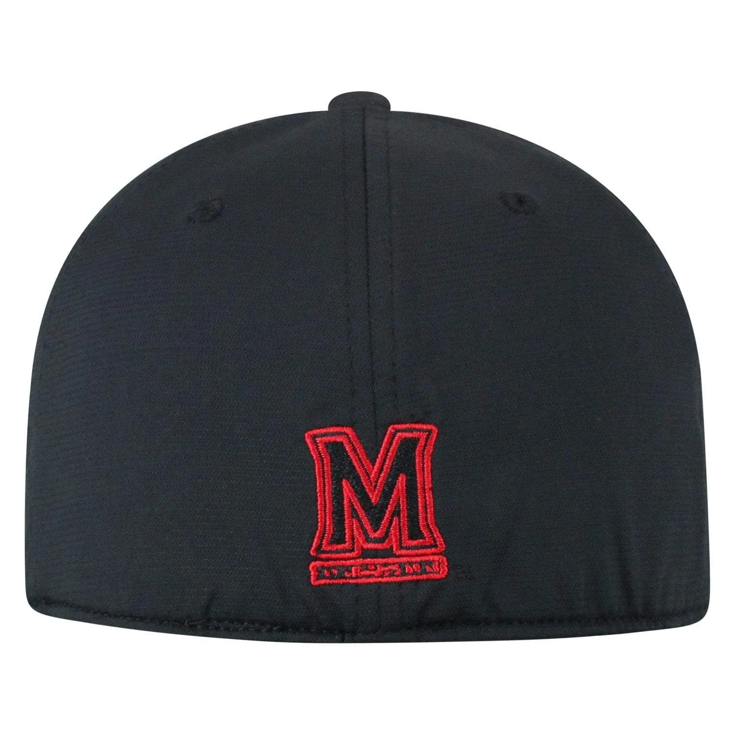 Maryland Terrapins TOW Black "Dazed" Structured Flexfit Hat Cap