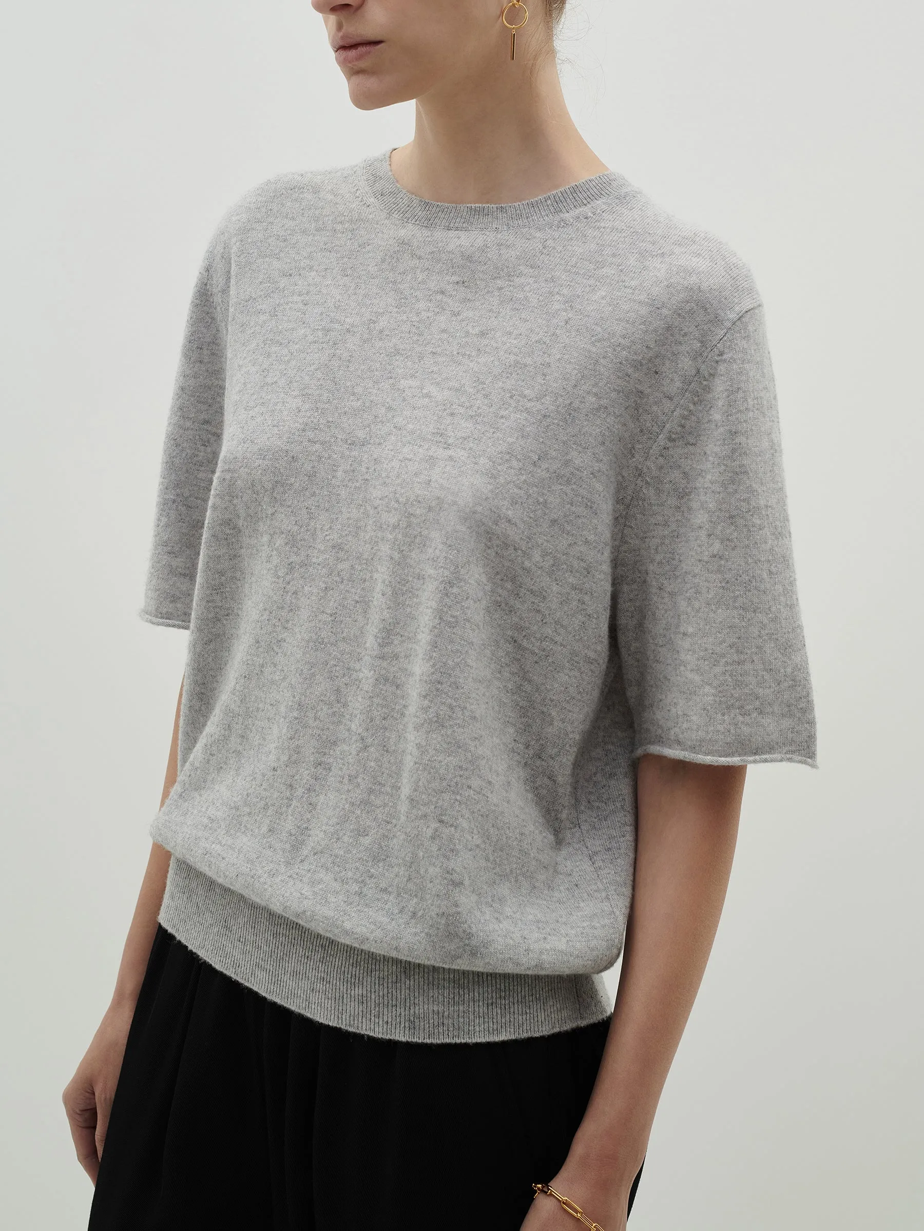 merino cashmere slouch t.shirt