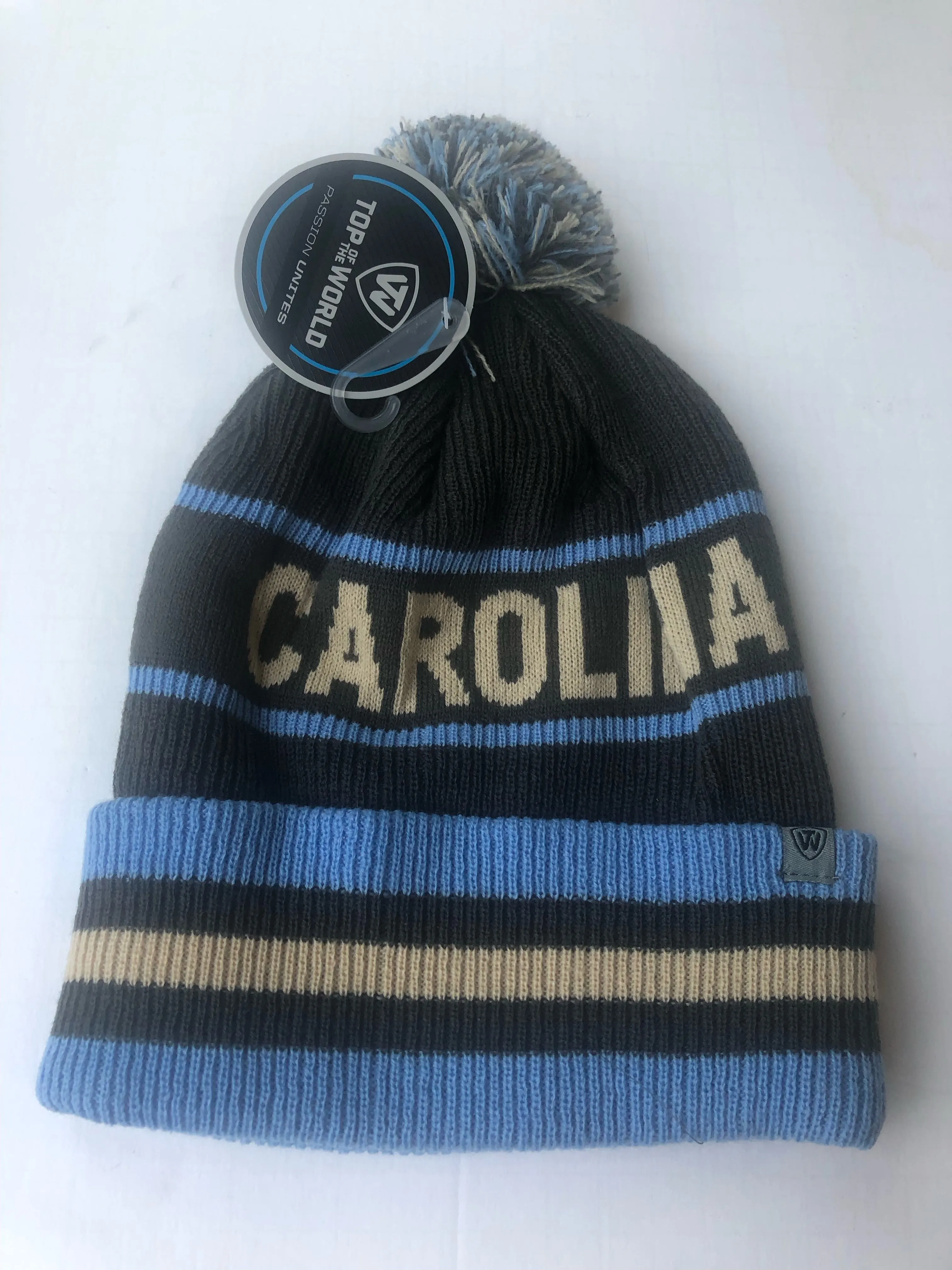 North Carolina Tar Heels Top of the World Winter Hat