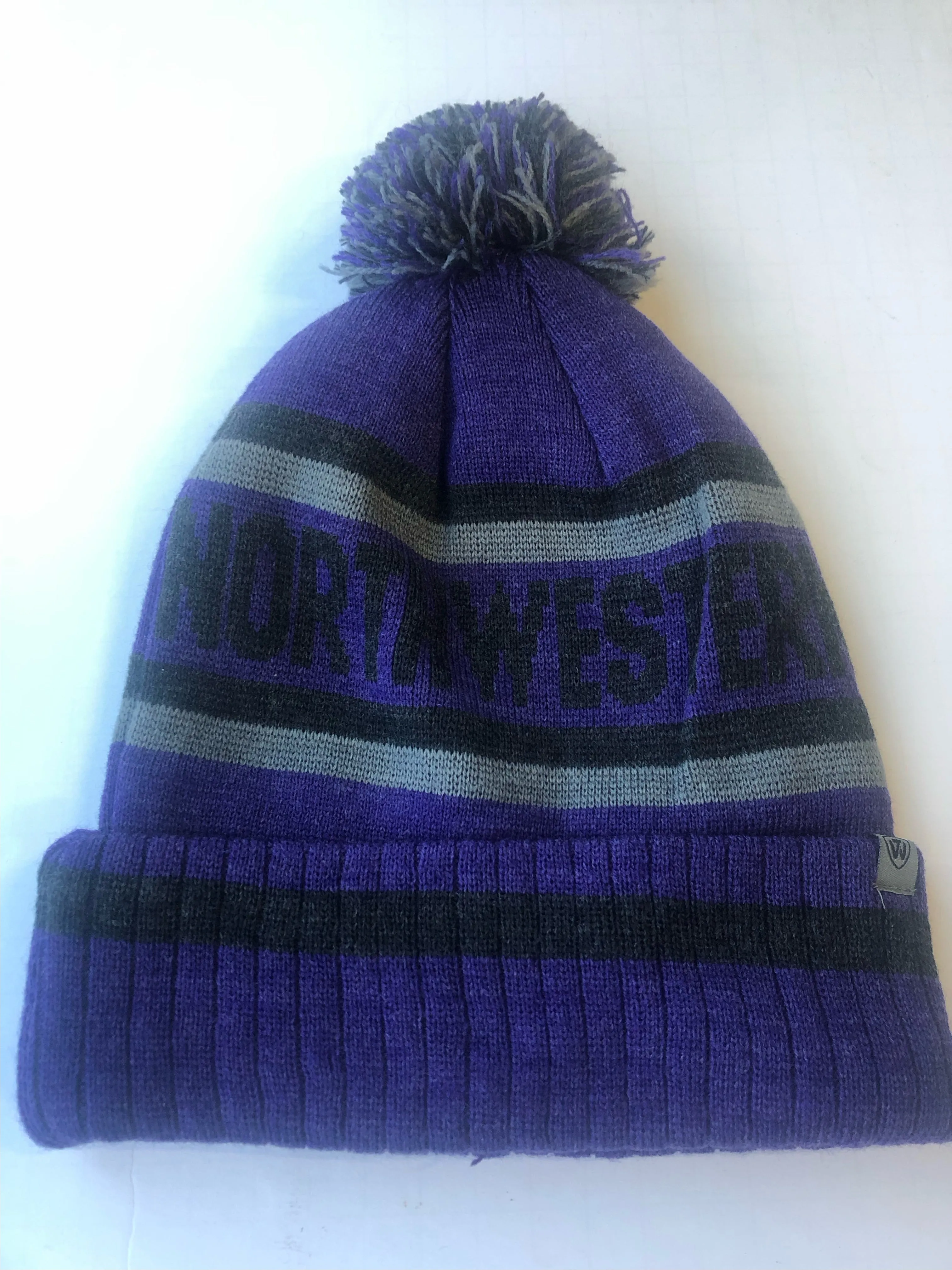 Northwestern Wildcats Top Of The World Buddy Winter Hat