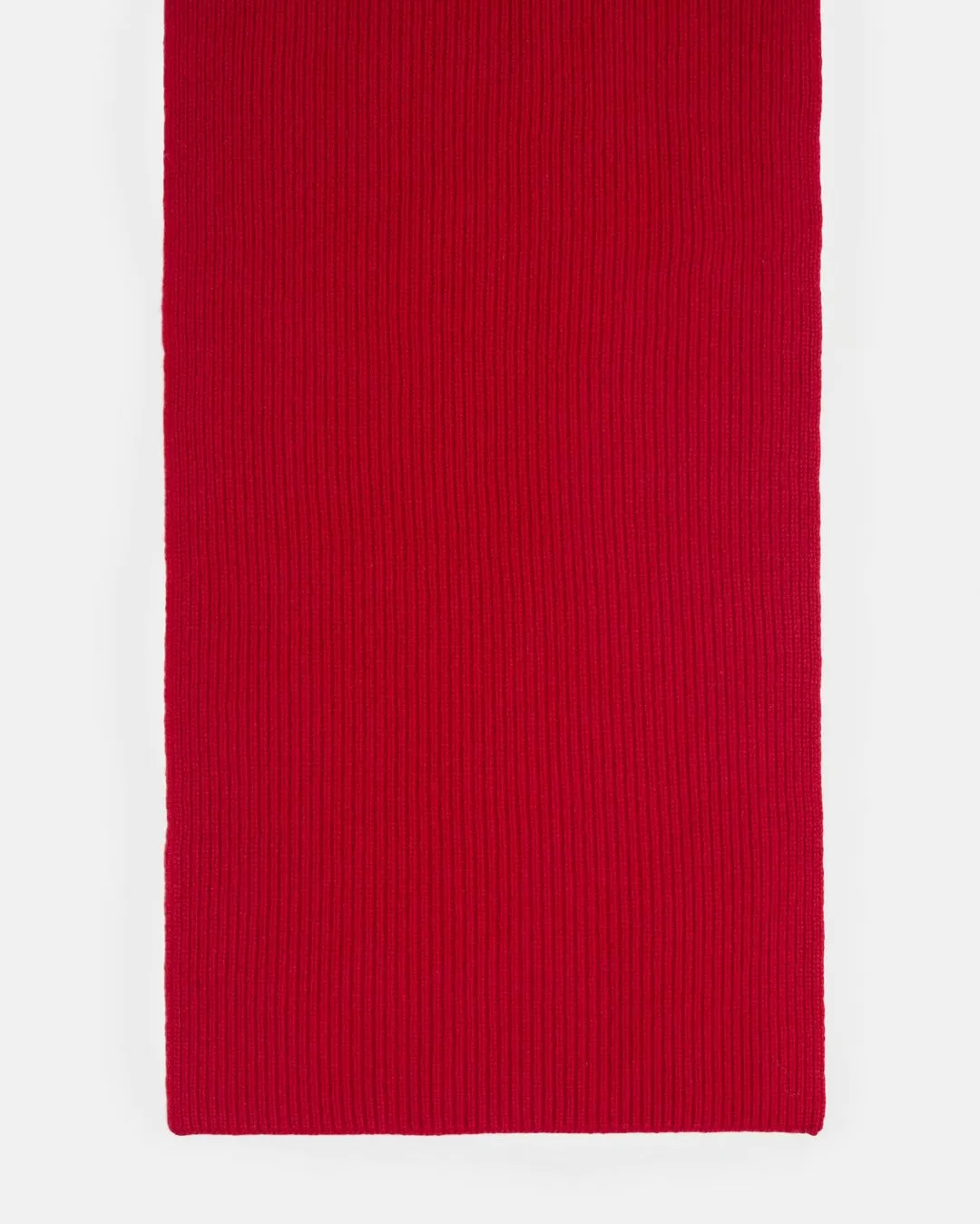 RIB SCARF | CHILLI PEPPER RED