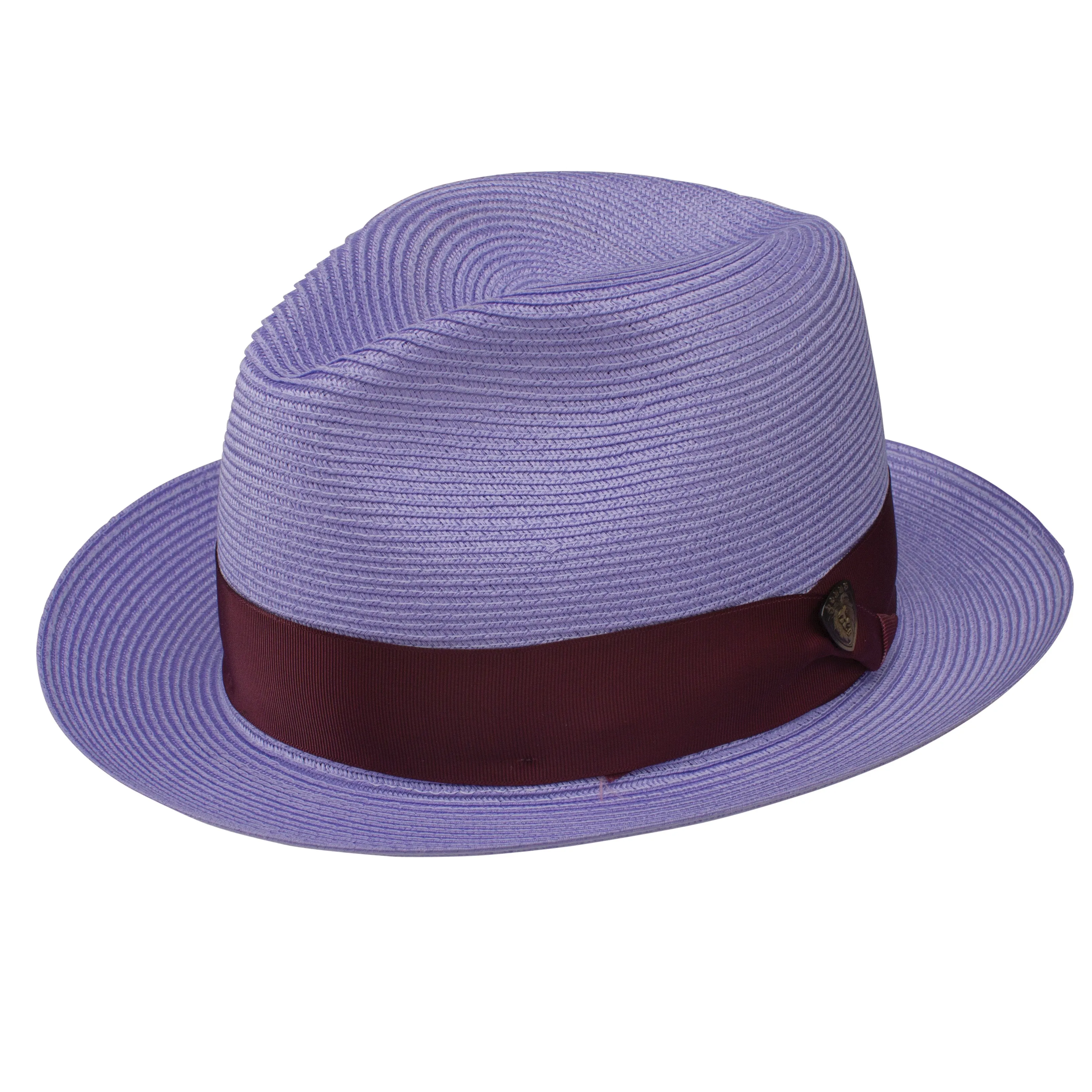 Rosebud Milan Straw Classic Brim Fedora by Dobbs