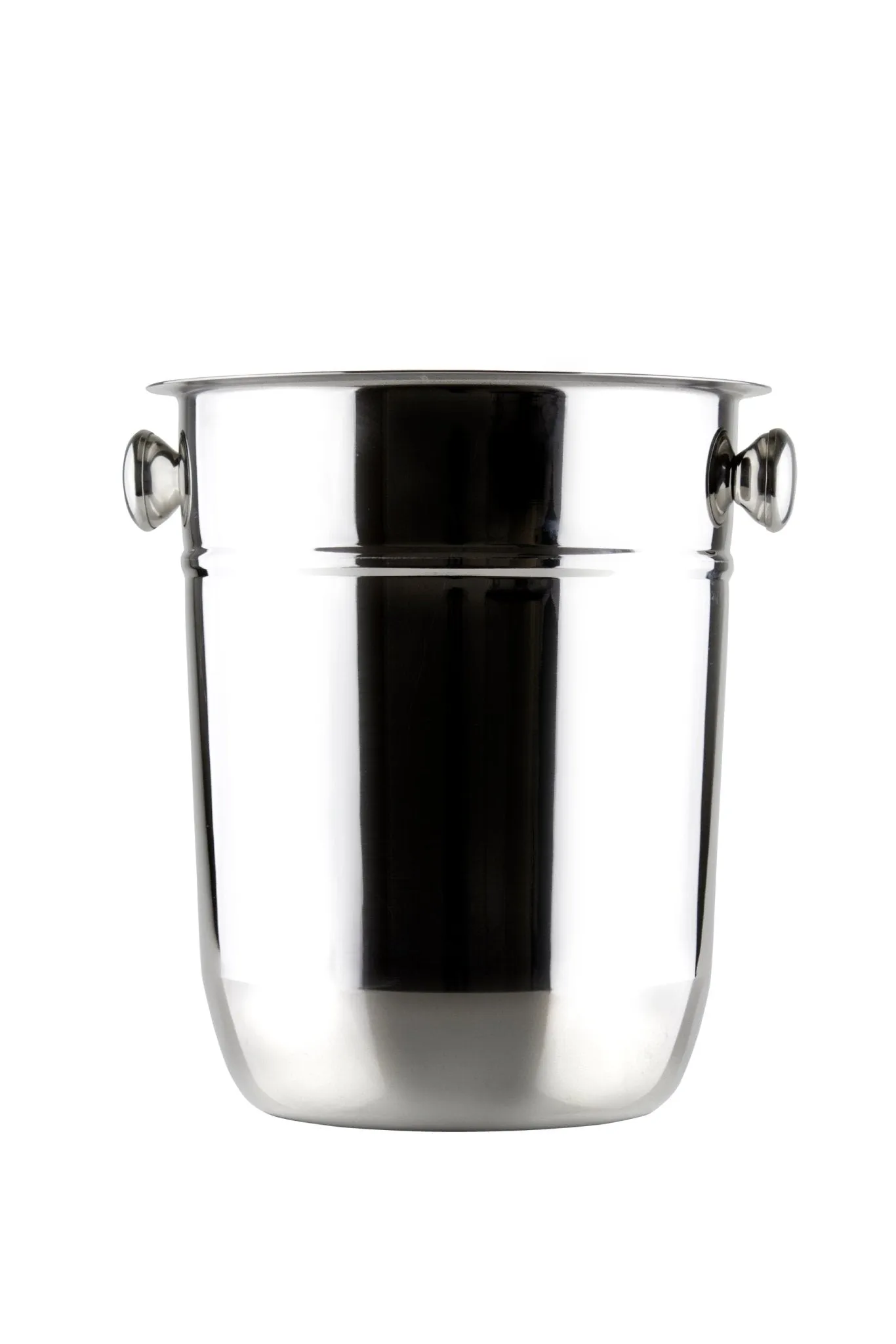 Round Champagne Bucket, Stainless Steel