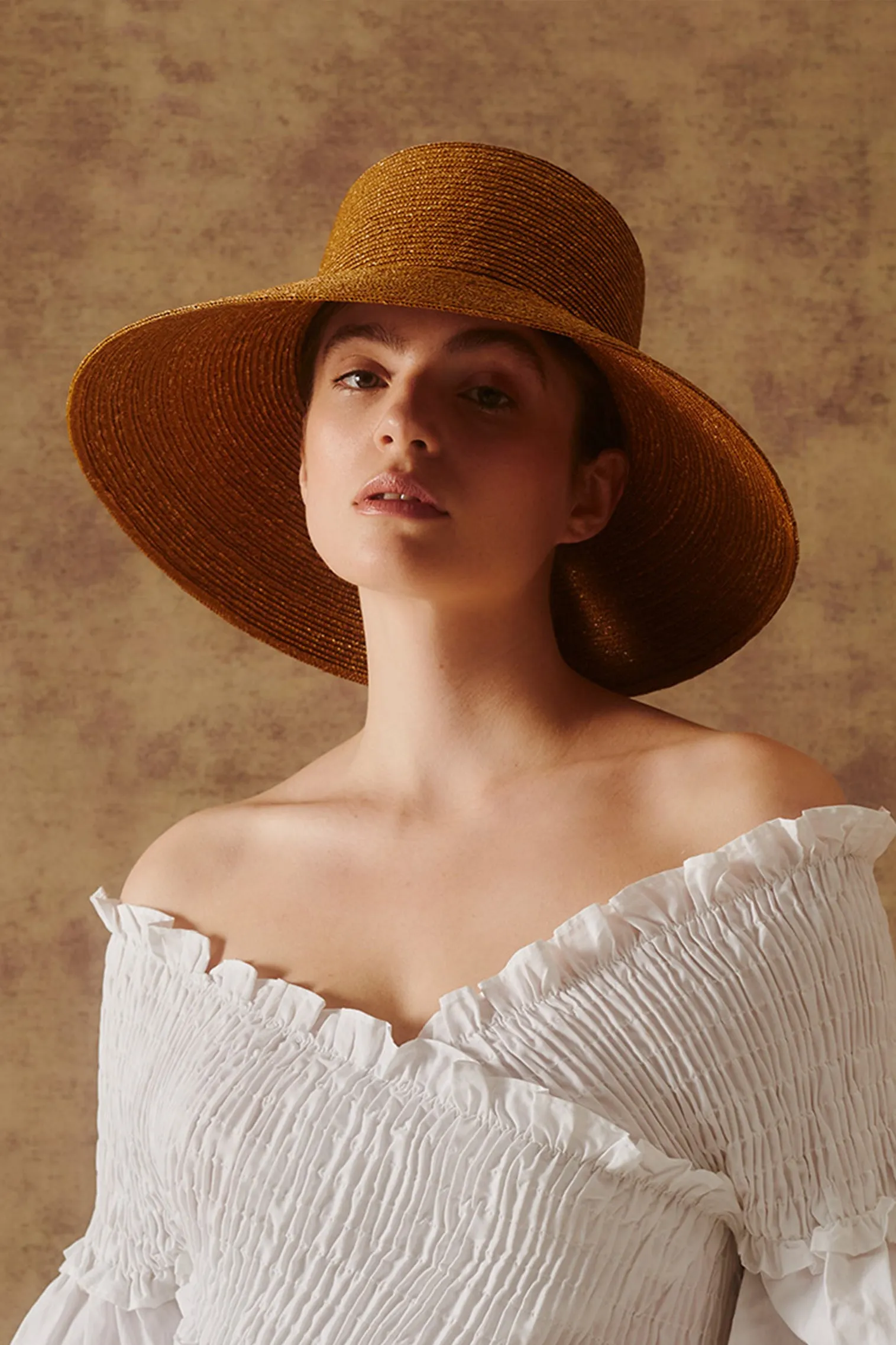 Sadie Straw Braid Fedora