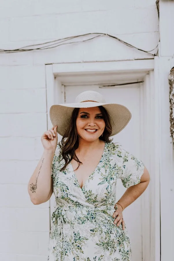 Shimmery Cream Sunhat