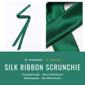 Silk Ribbon Scrunchie Custom Wholesale 2×150cm ( Price Nice When Quantity Higher Than 18pcs )