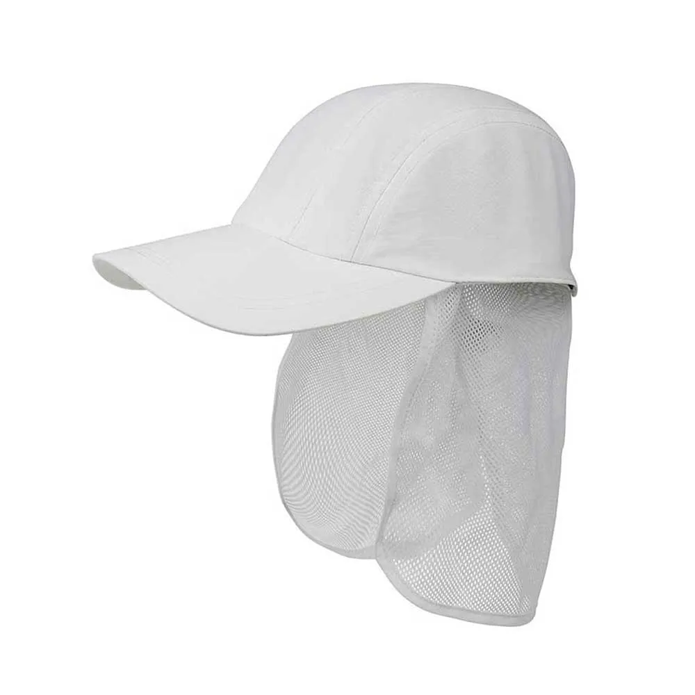 Taslon UV 5 Panel Cap with Mesh Tuck Away Flap