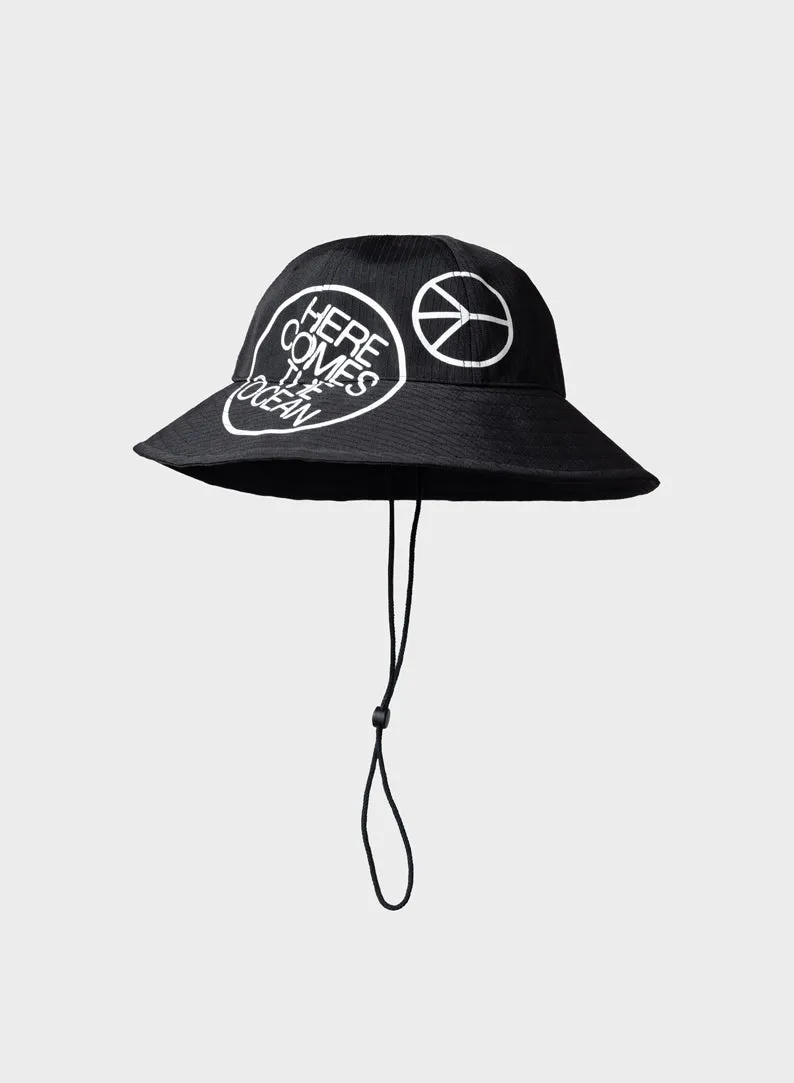 The New Rain Cap Ocean Black