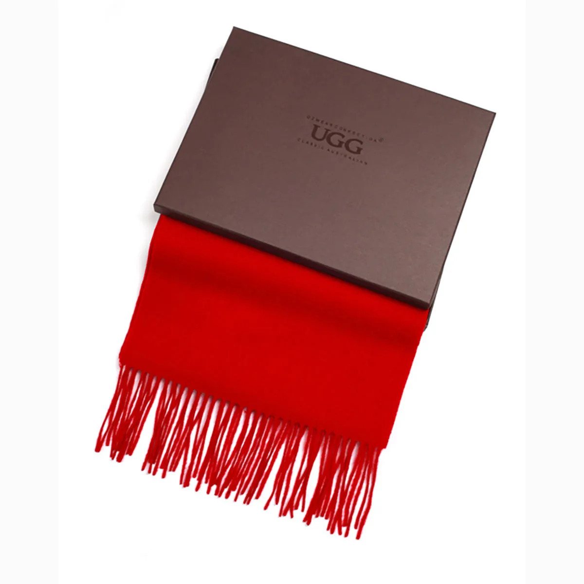 Ugg Cashmere & Wool Scarf Tomato